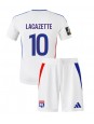 Olympique Lyonnais Alexandre Lacazette #10 Hjemmedraktsett Barn 2024-25 Korte ermer (+ bukser)